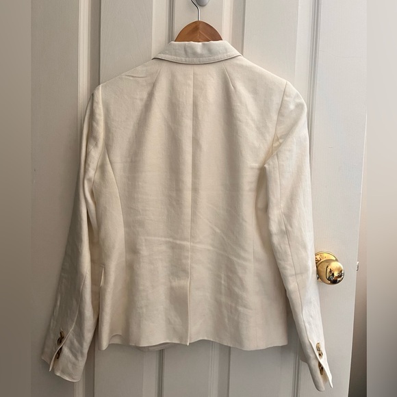 J Crew Schoolboy Blazer in 100% Linen size 2 - Picture 2 of 7